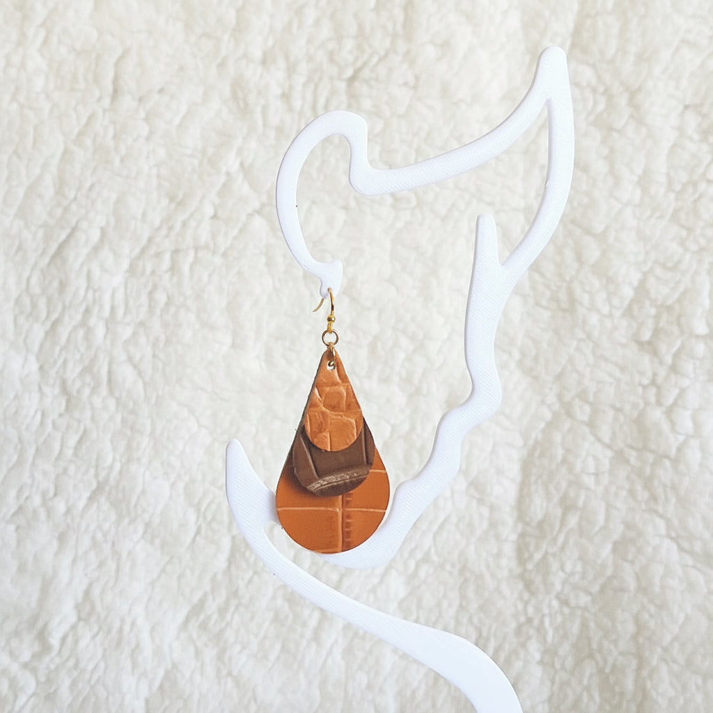 Genuine Leather Earrings