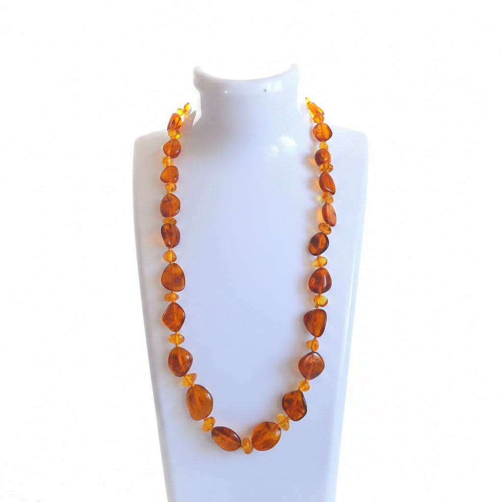 Polished Honey Baltic Amber Necklace