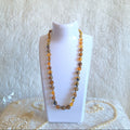 Un polished Baltic Amber Necklace