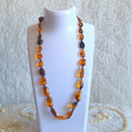Un polished Baltic Amber Necklace