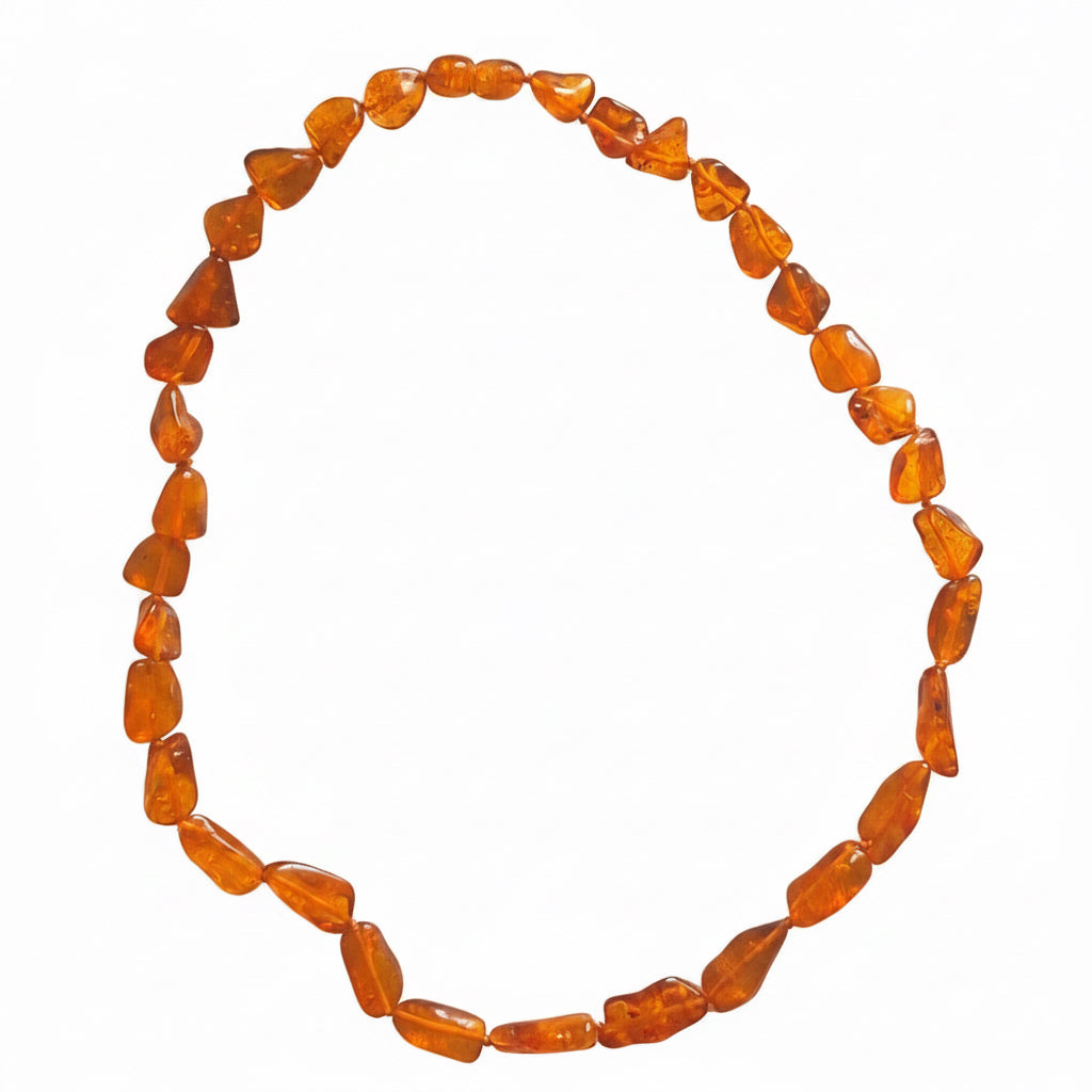 Polished Honey Baltic Amber necklace