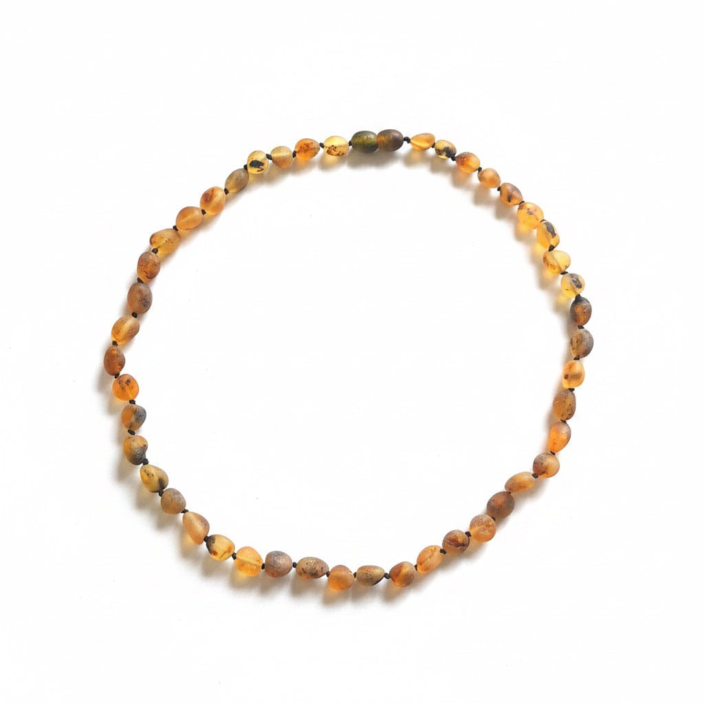 Un polished Baltic Amber Necklace