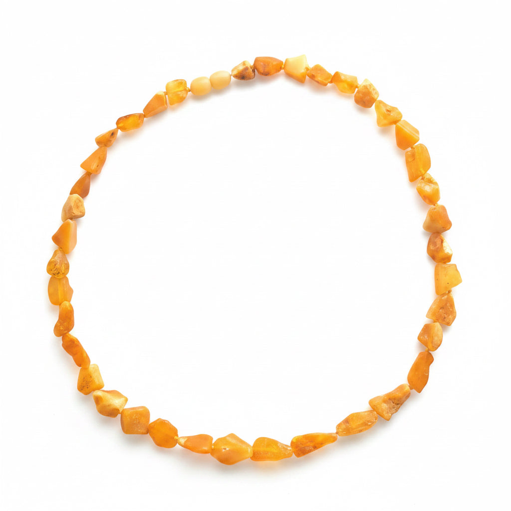 Un polished Baltic Amber Necklace