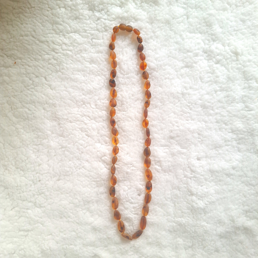 Un polished Baltic Amber Necklace