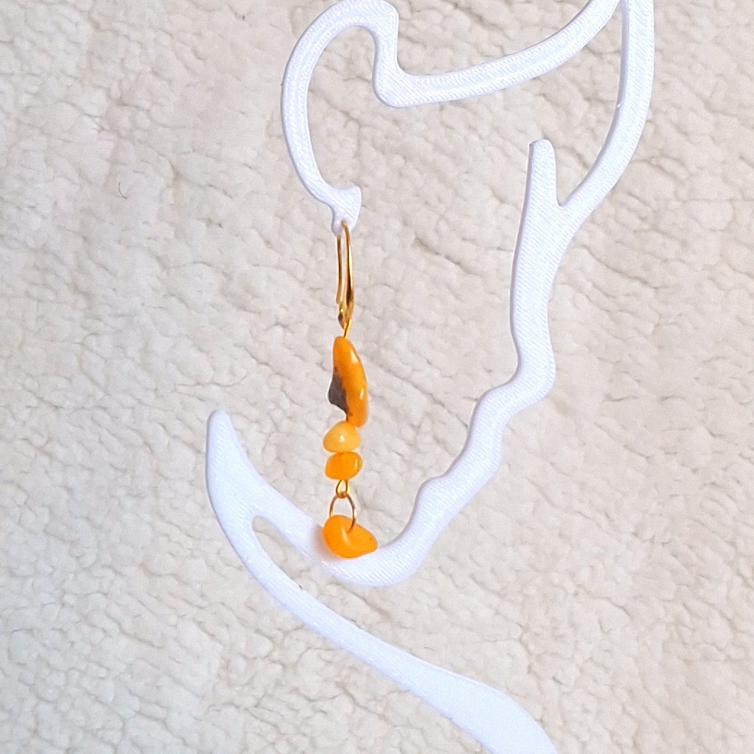 Genuine Baltic amber earrings