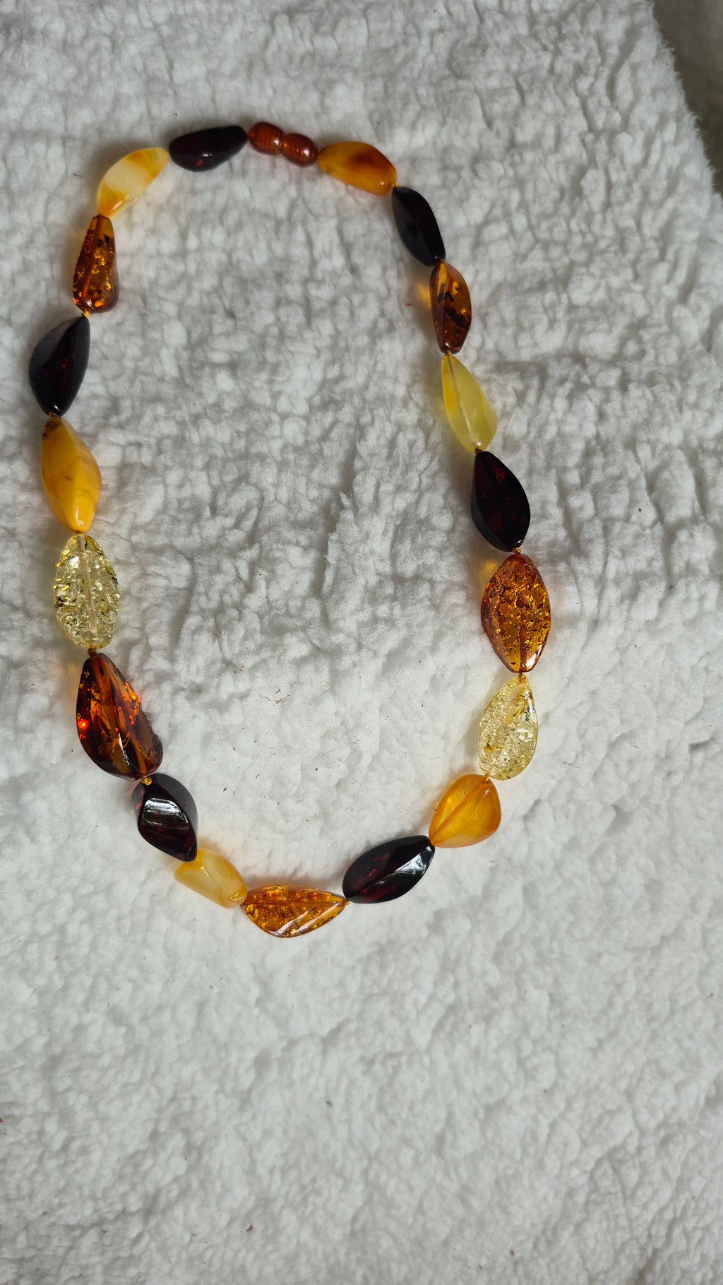 Amber Statement Necklace – 51 cm