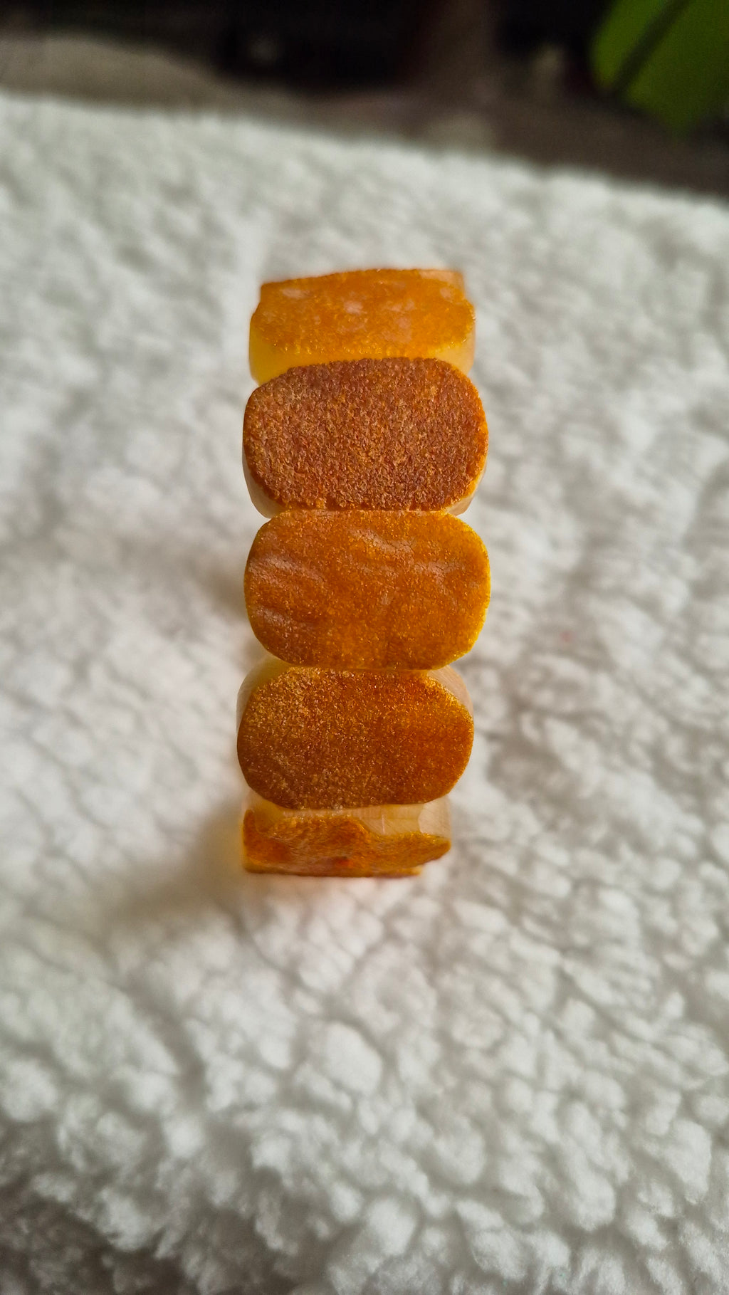 Unpolished Honey Baltic Amber Bracelet – 24 cm