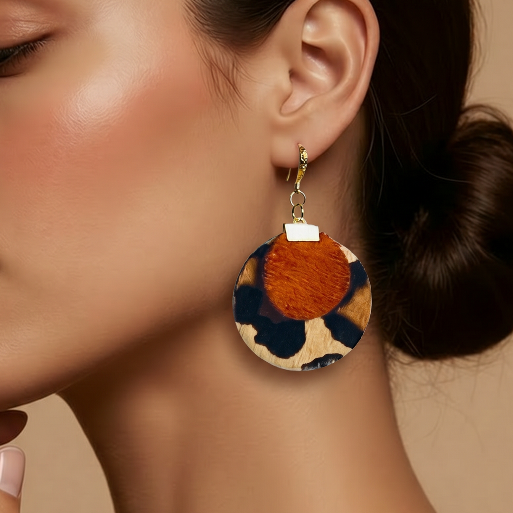 Genuine Leather Earrings