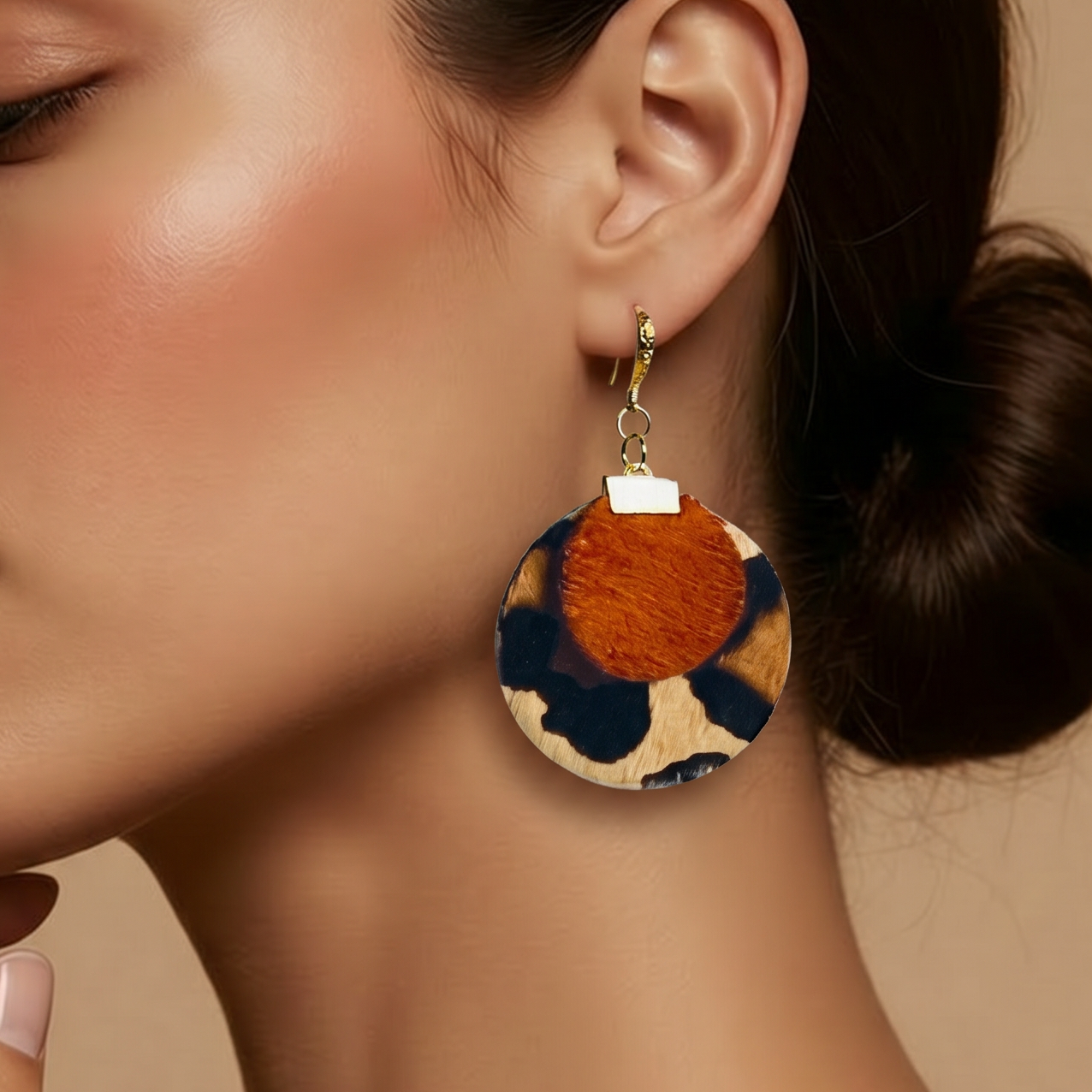 Genuine Leather Earrings