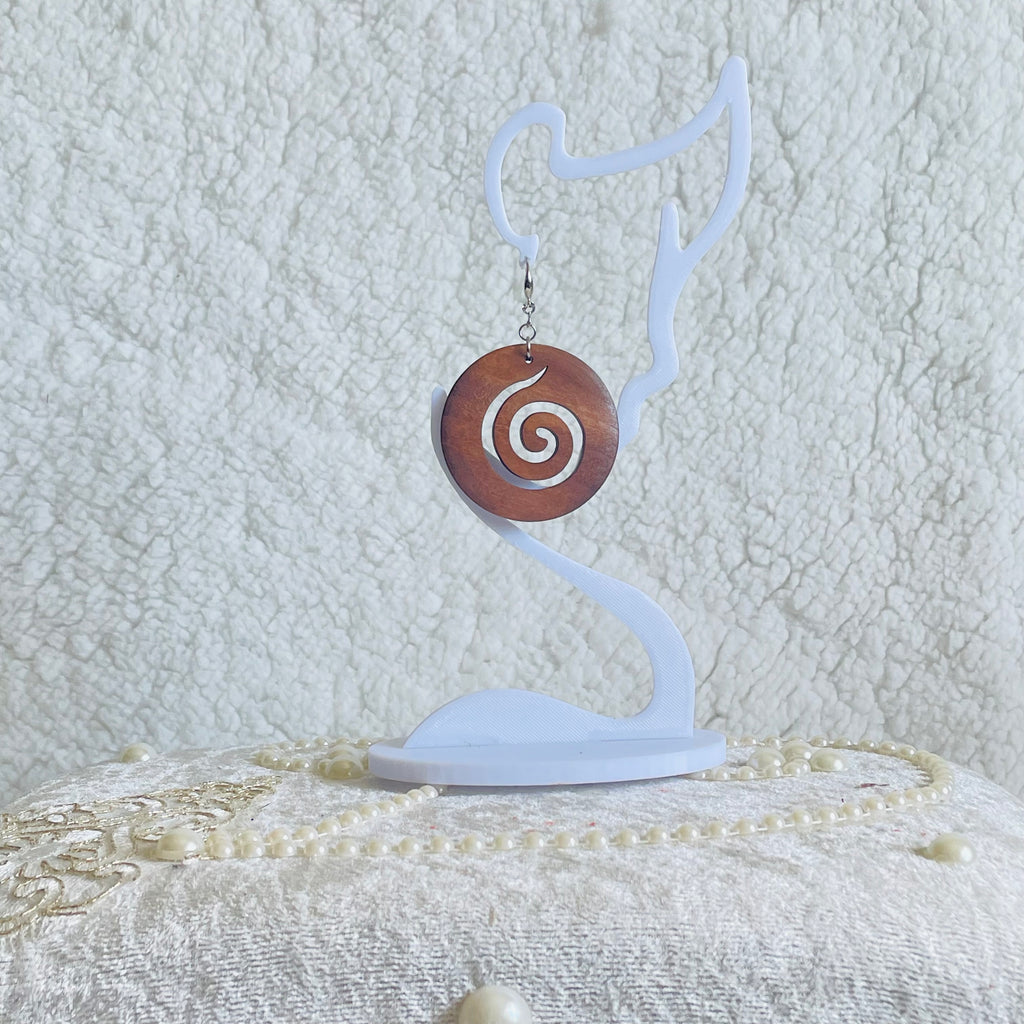 Natural Wood Earrings
