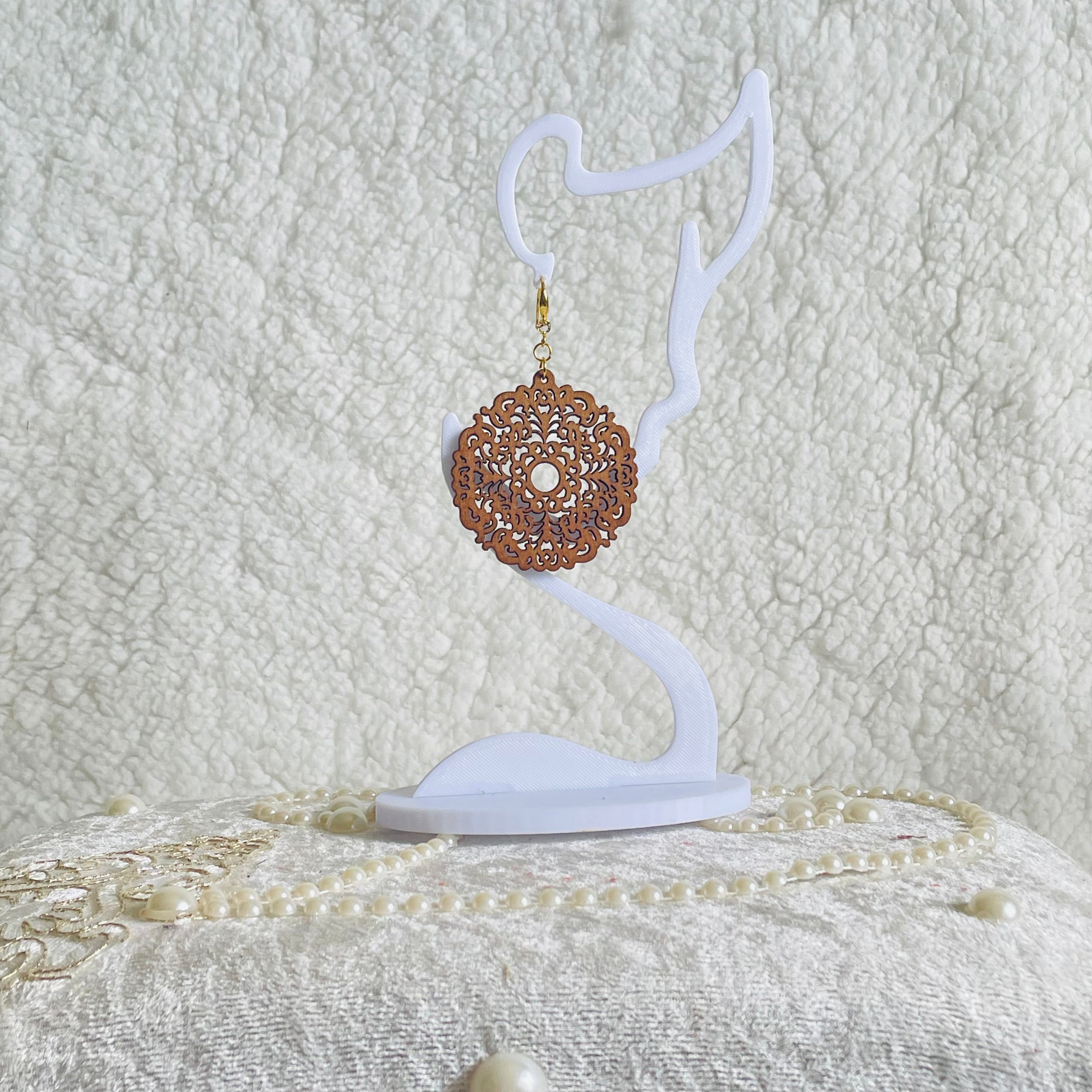 Natural Wood Earrings
