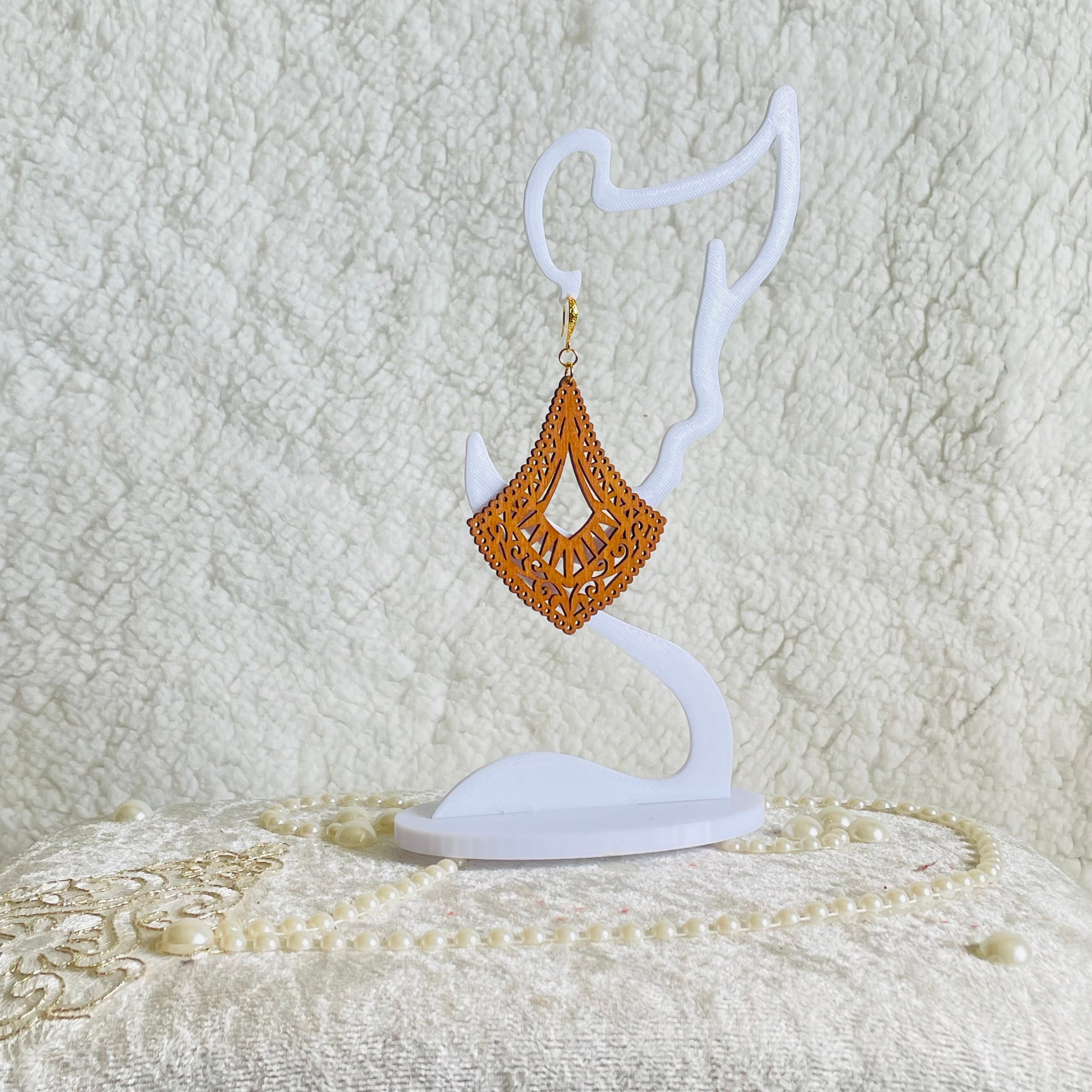 Natural Wood Earrings