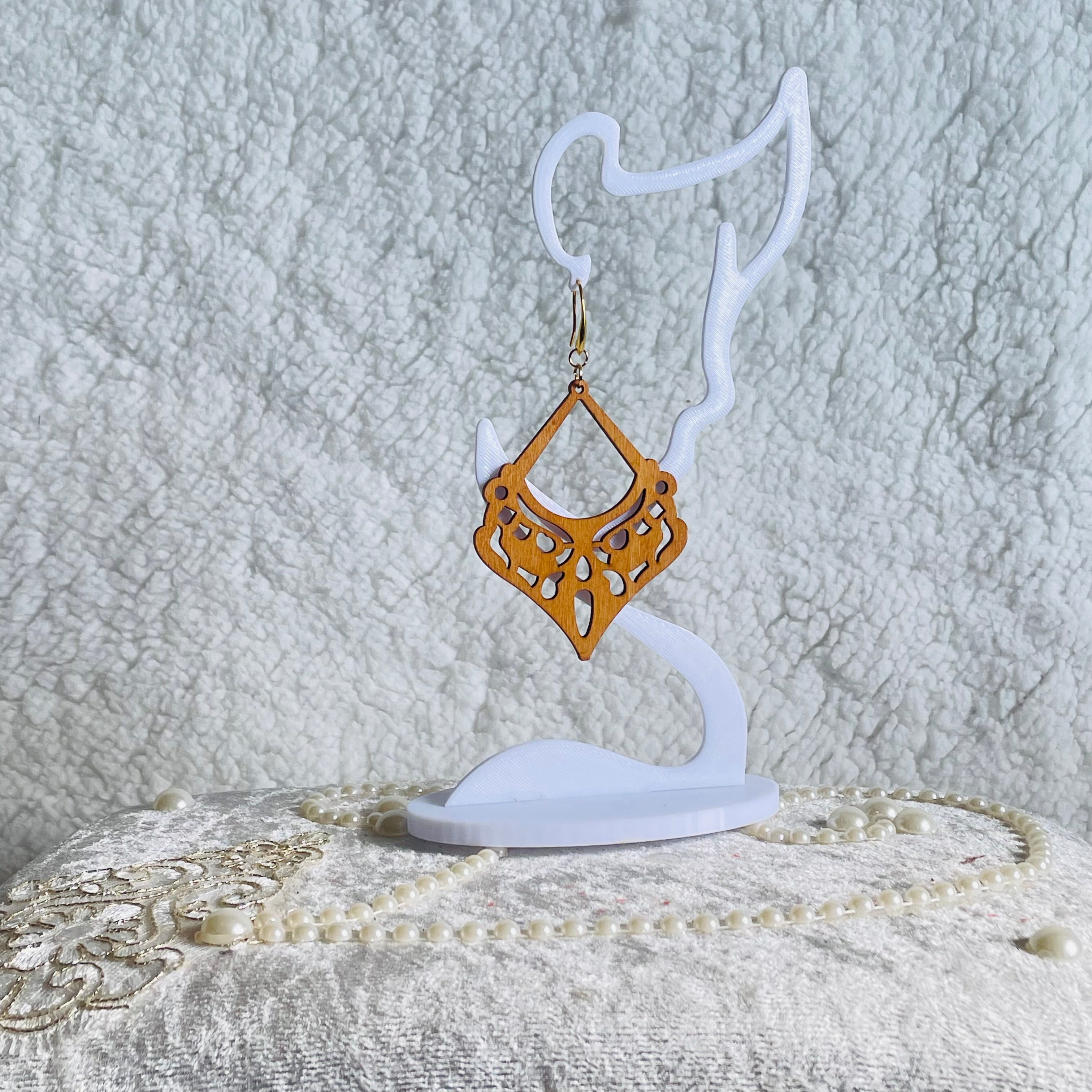 Natural Wood Earrings