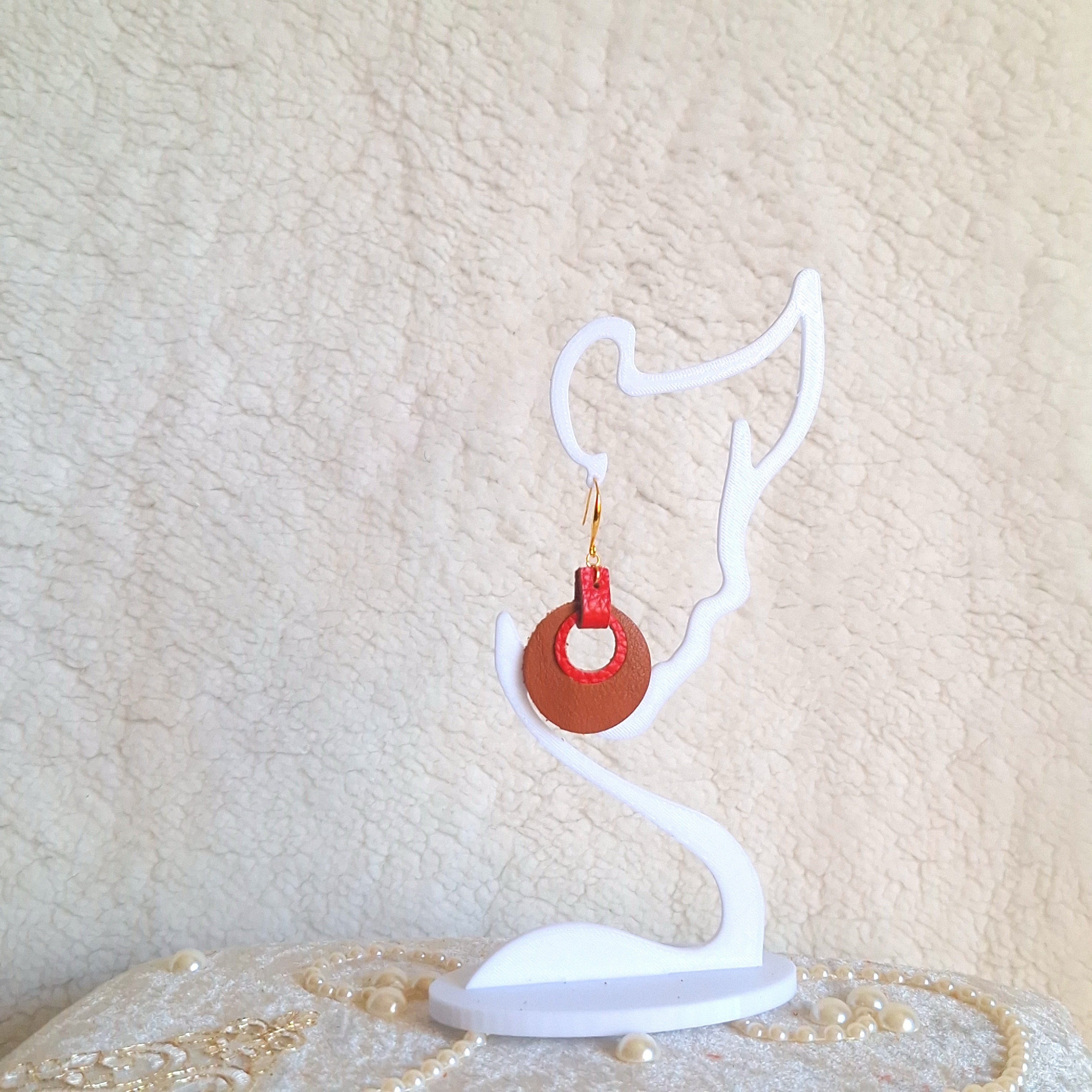 Genuine Leather Earrings