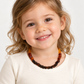 Multicolour Baltic Amber Nugget-Chip Necklace – 33 cm