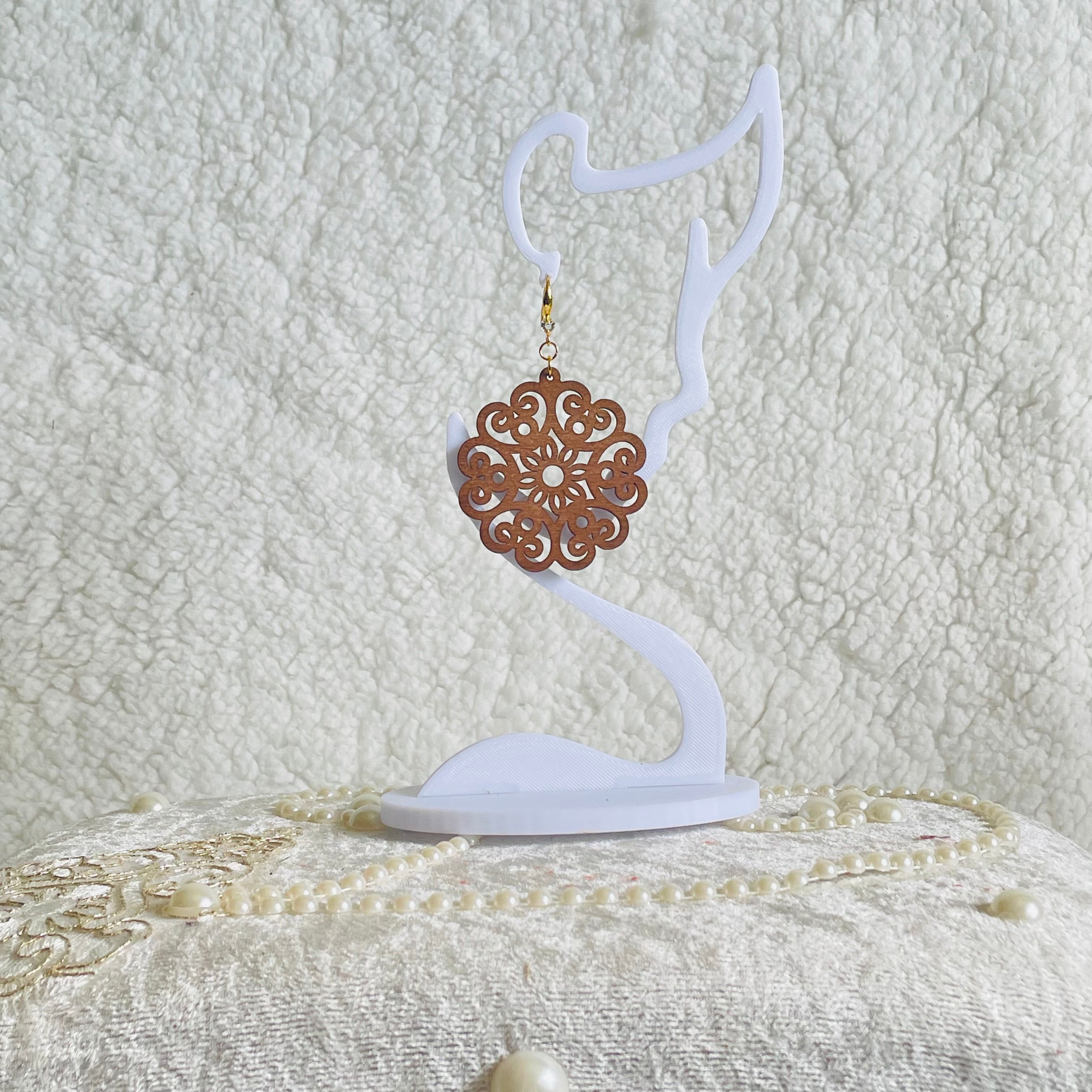Natural Wood Earrings