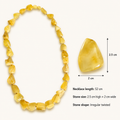 Butterscotch Baltic Amber Necklace and Bracelet Set
