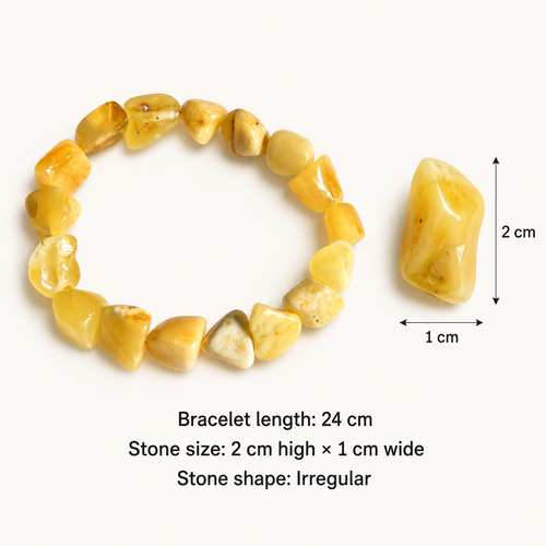 Butterscotch Baltic Amber Necklace and Bracelet Set