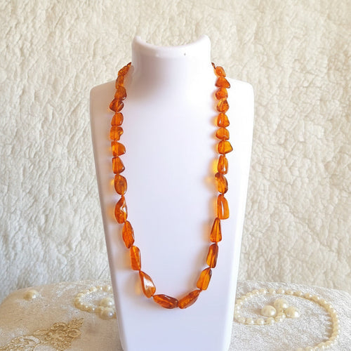 Natural Baltic amber necklace from Lithuania