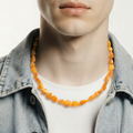 Un polished Baltic Amber Necklace
