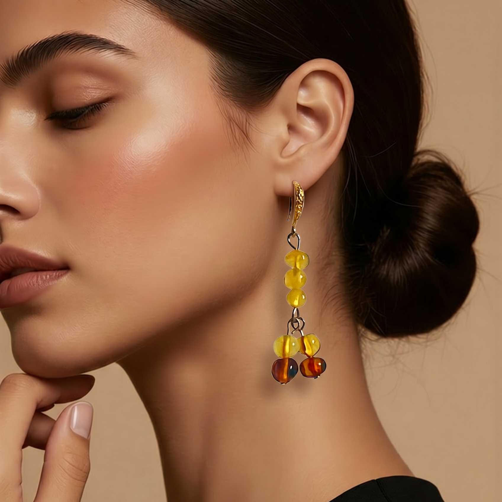 Genuine Baltic Amber Earrings