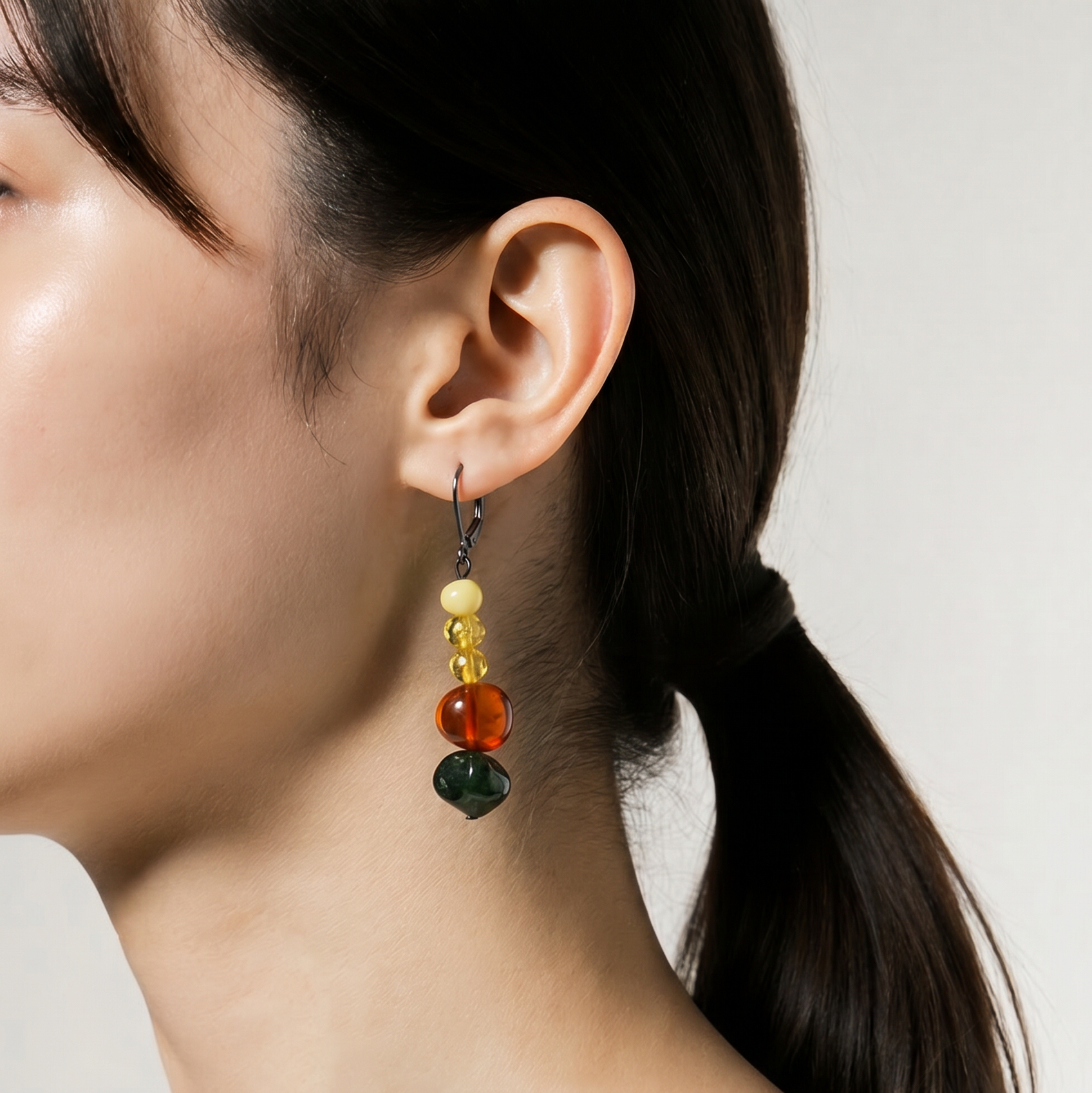 Genuine Baltic Amber earrings