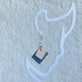 Genuine leather earrings