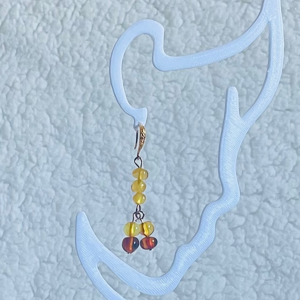 Genuine Baltic Amber Earrings