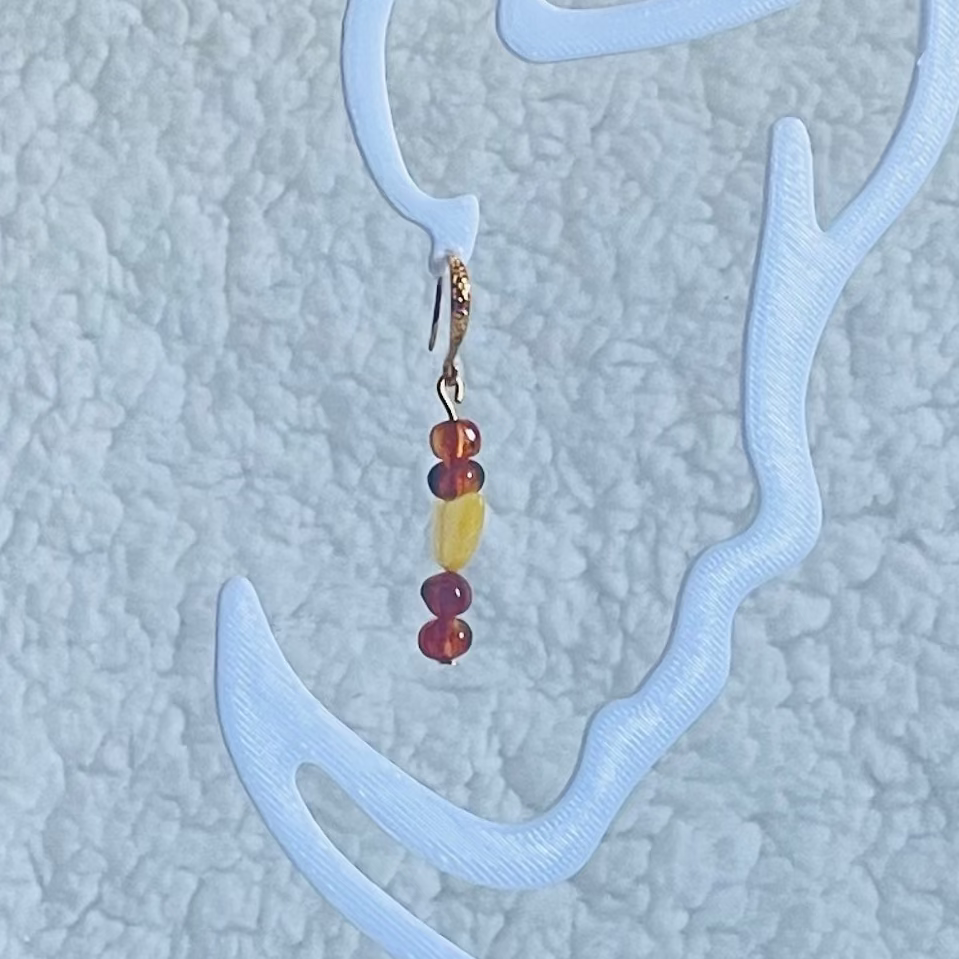 Genuine Baltic Amber earrings