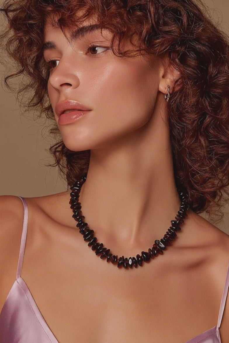 Massive Cherry polished Amber necklace