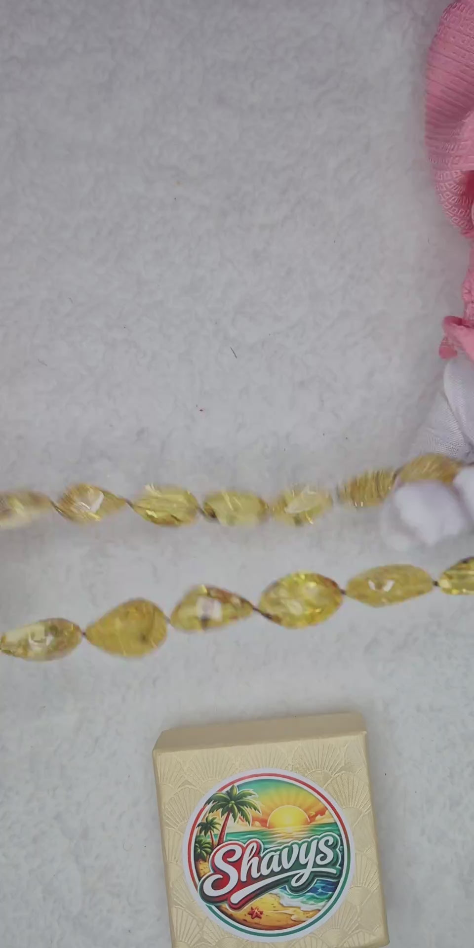 Twisted Teardrop Statement Necklace – 51 cm
