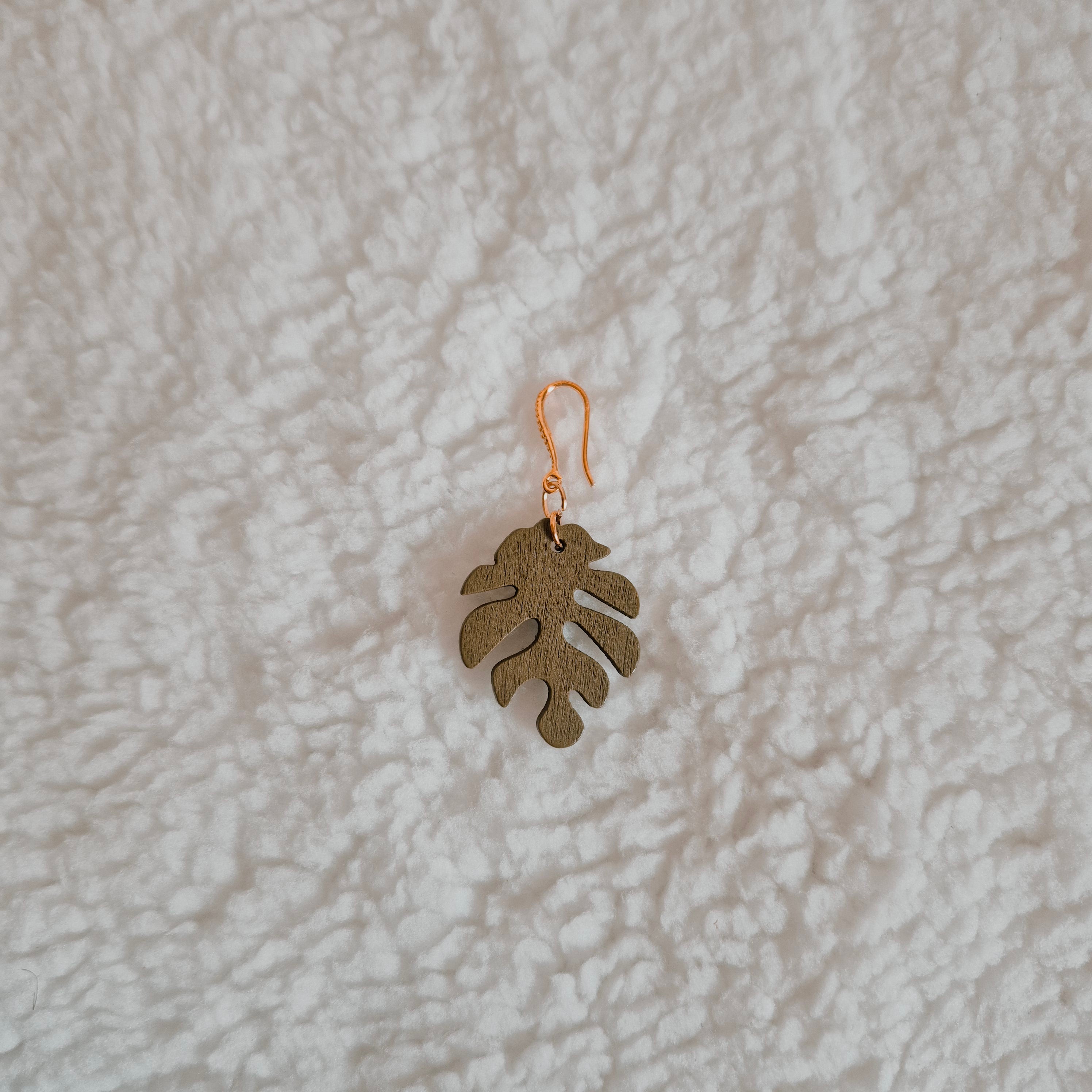 Natural Wood Earrings