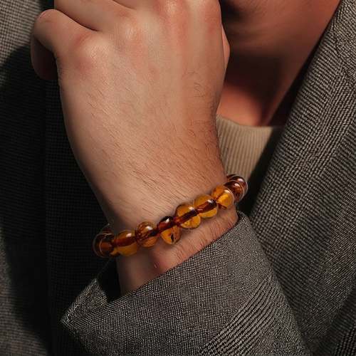 Natural Baltic amber bracelet from Lithuania