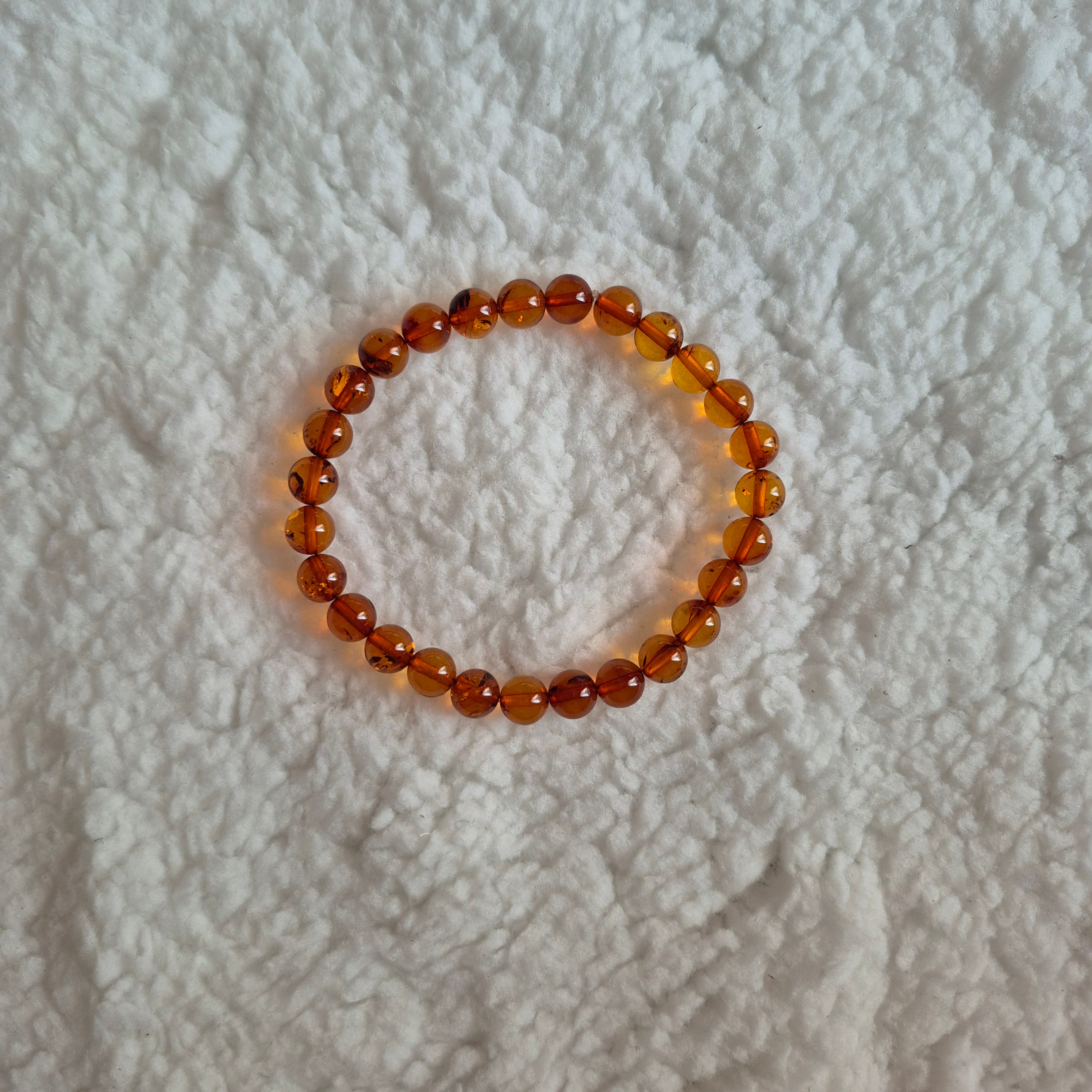 Genuine Baltic amber jewelry bracelet