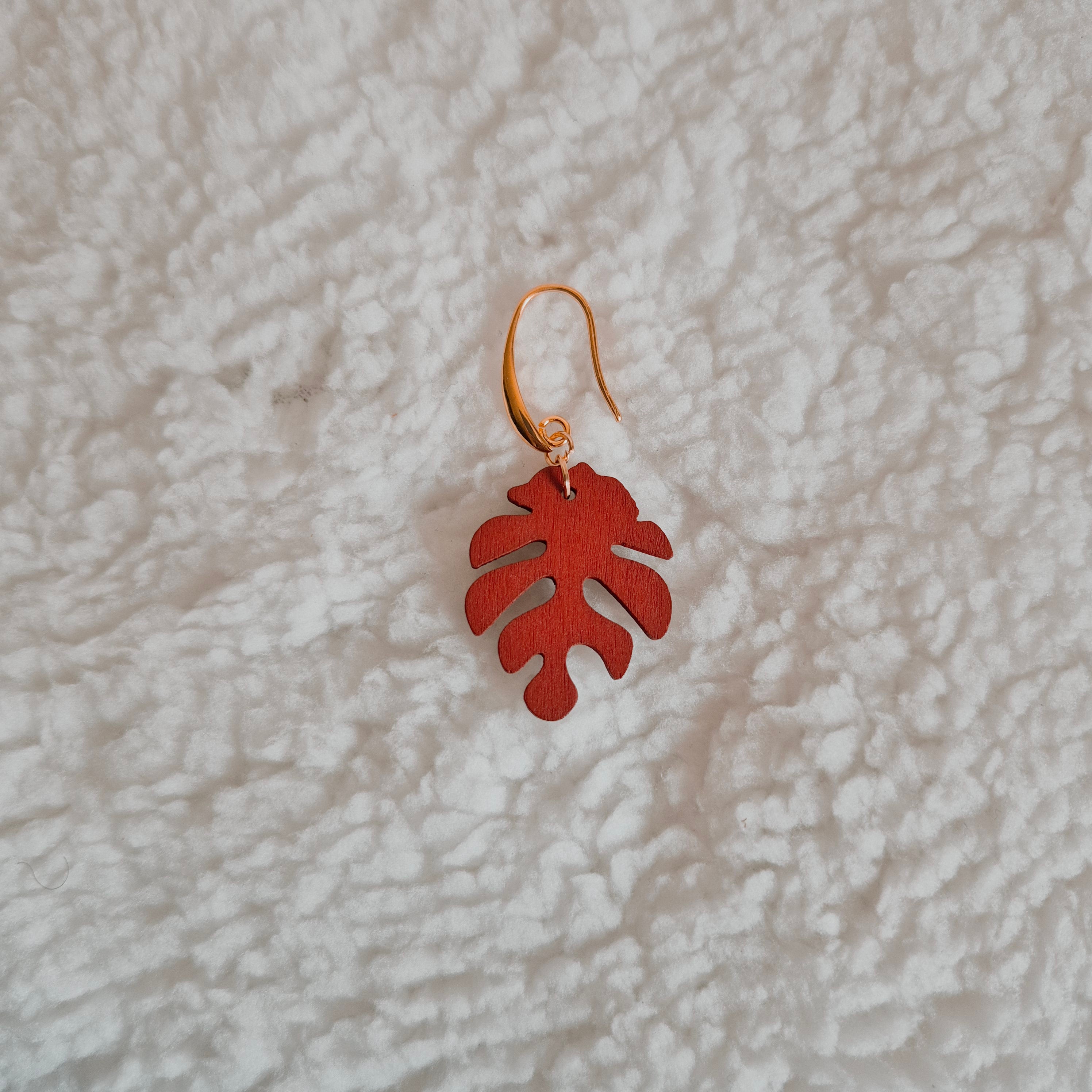 Natural Wood Earrings