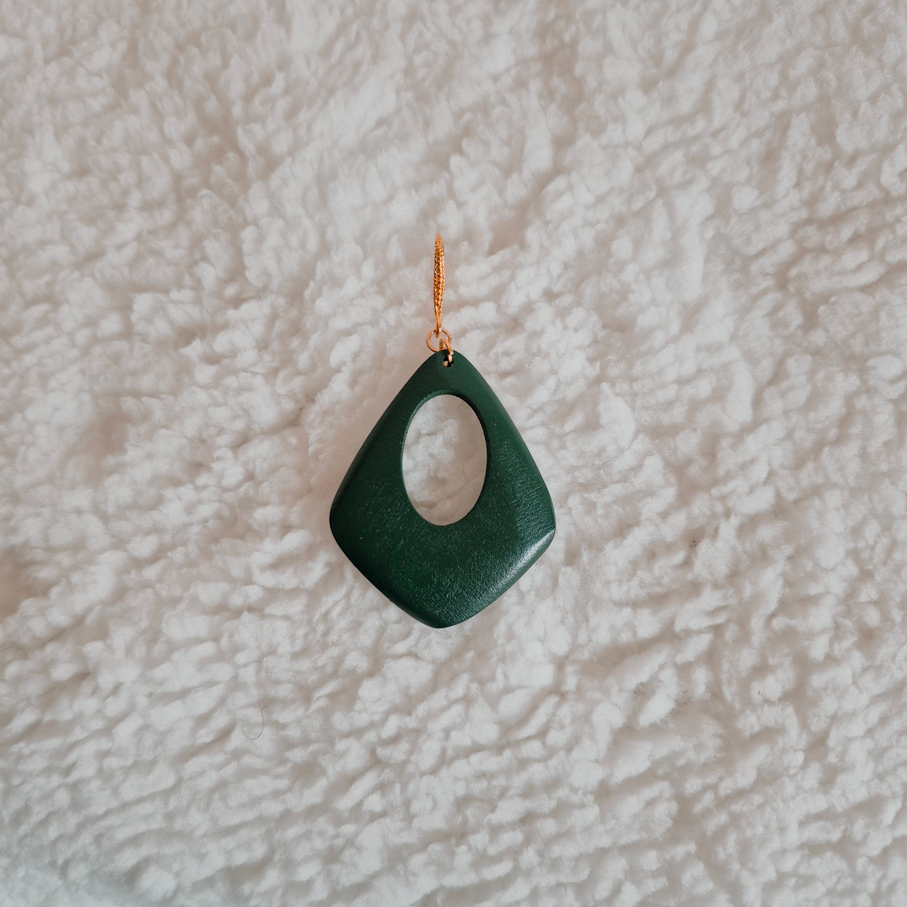 Natural Wood Earrings