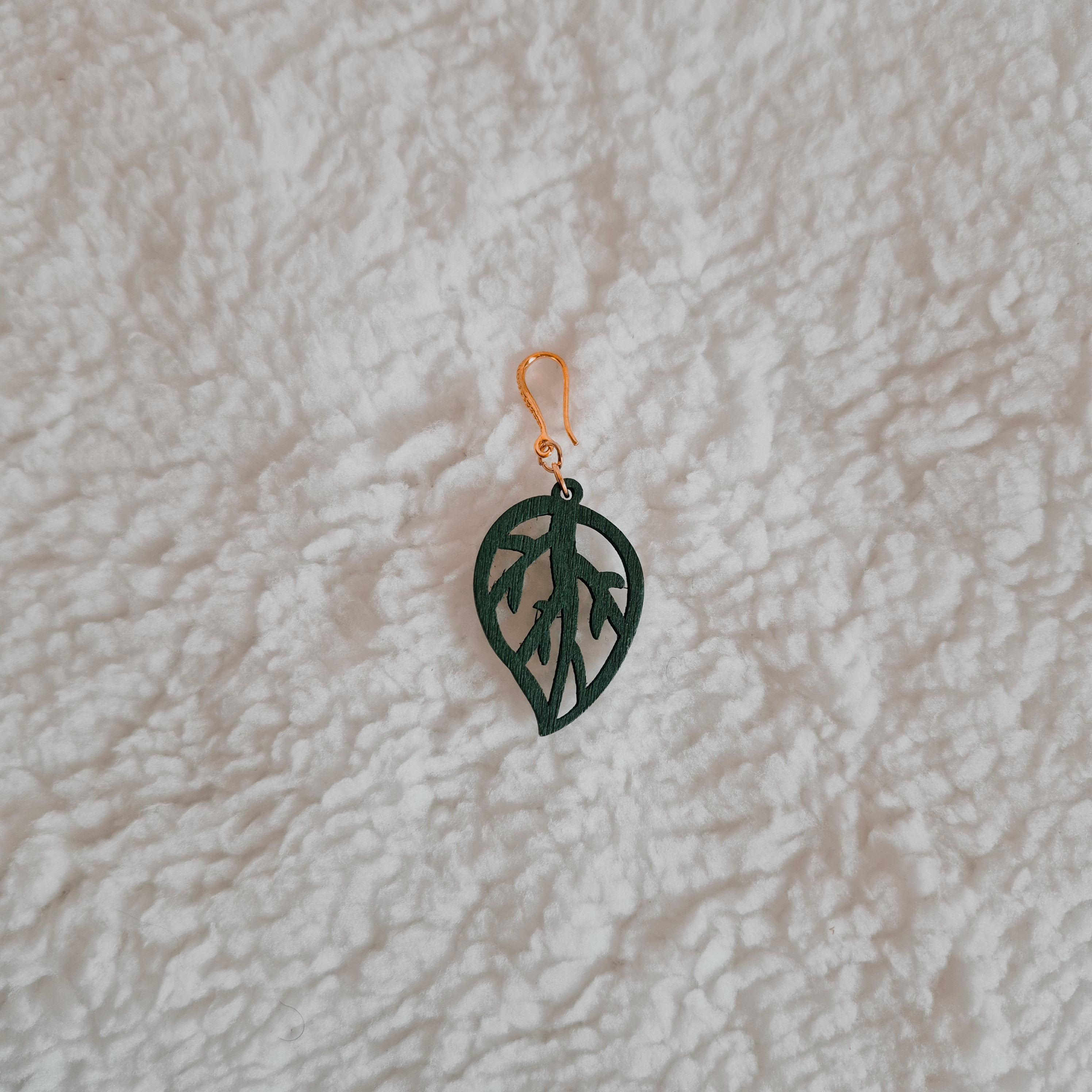 Natural Wood Earrings