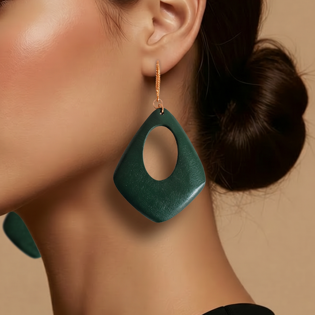 Natural Wood Earrings