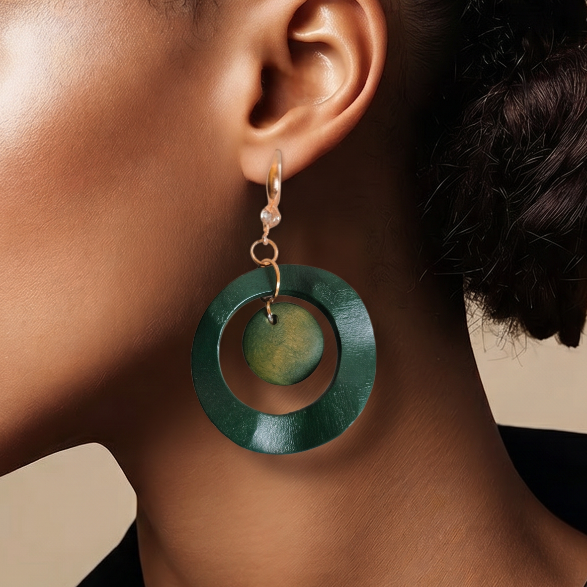 Natural Wood Earrings