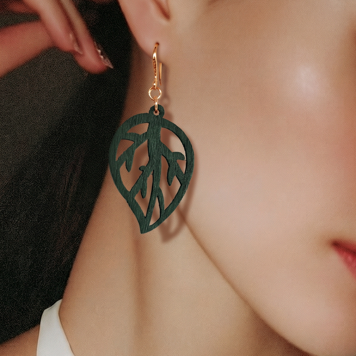 Natural Wood Earrings