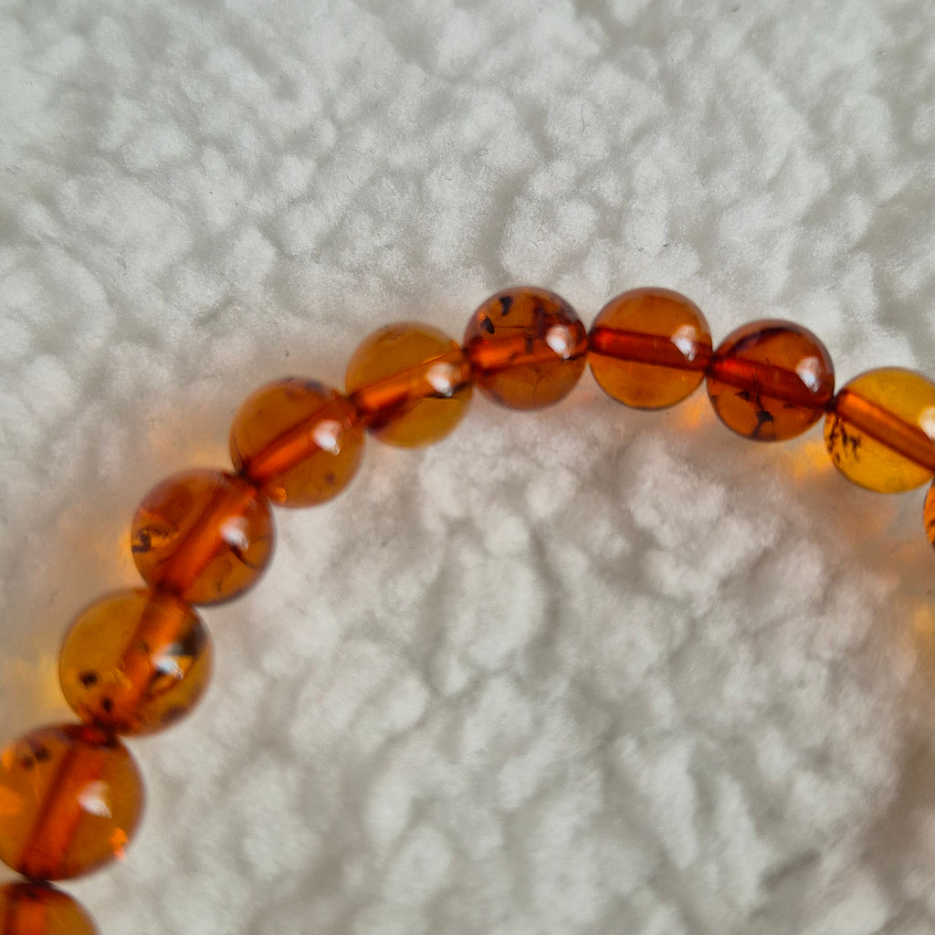 Genuine Baltic Amber Bead Bracelet