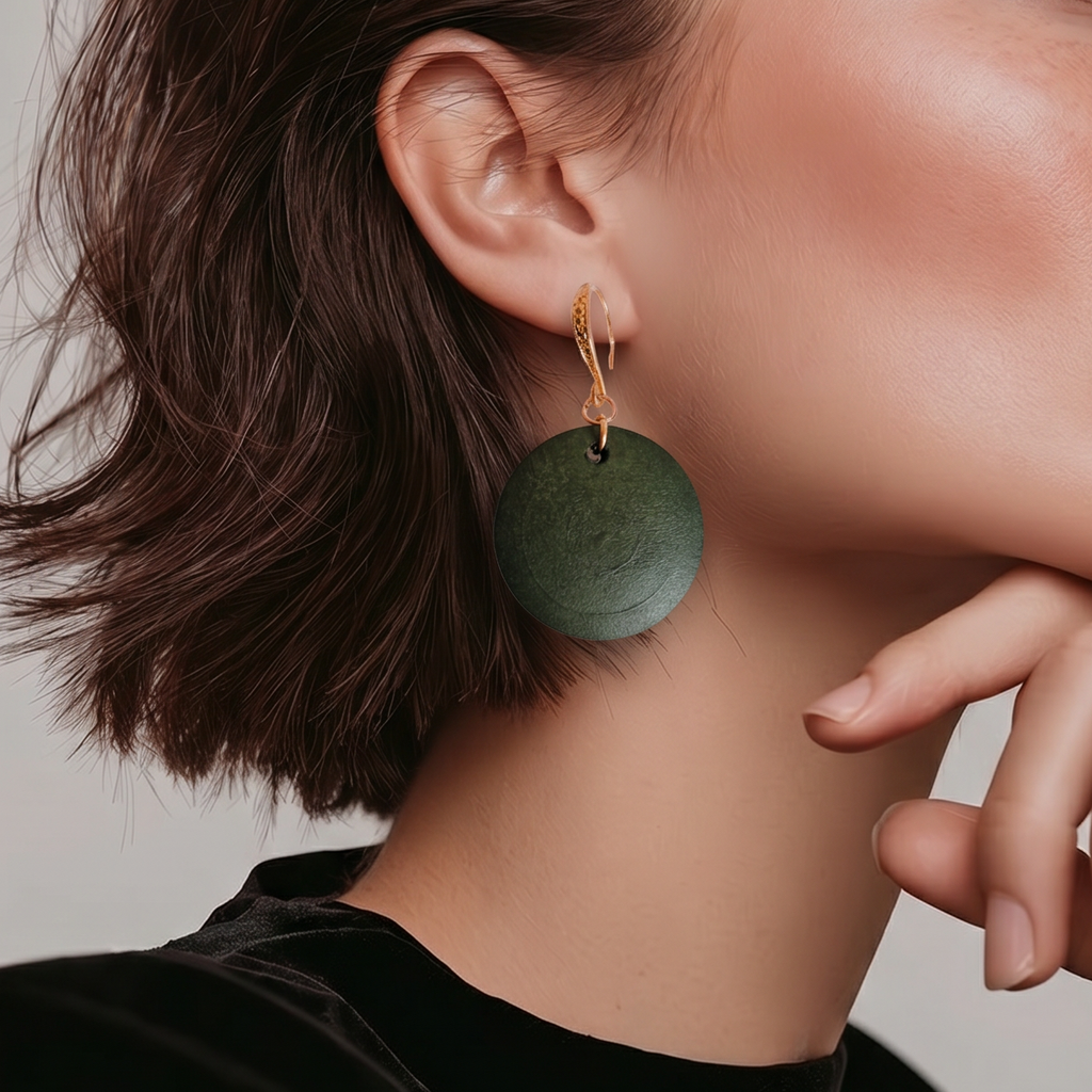 Natural Wood Earrings