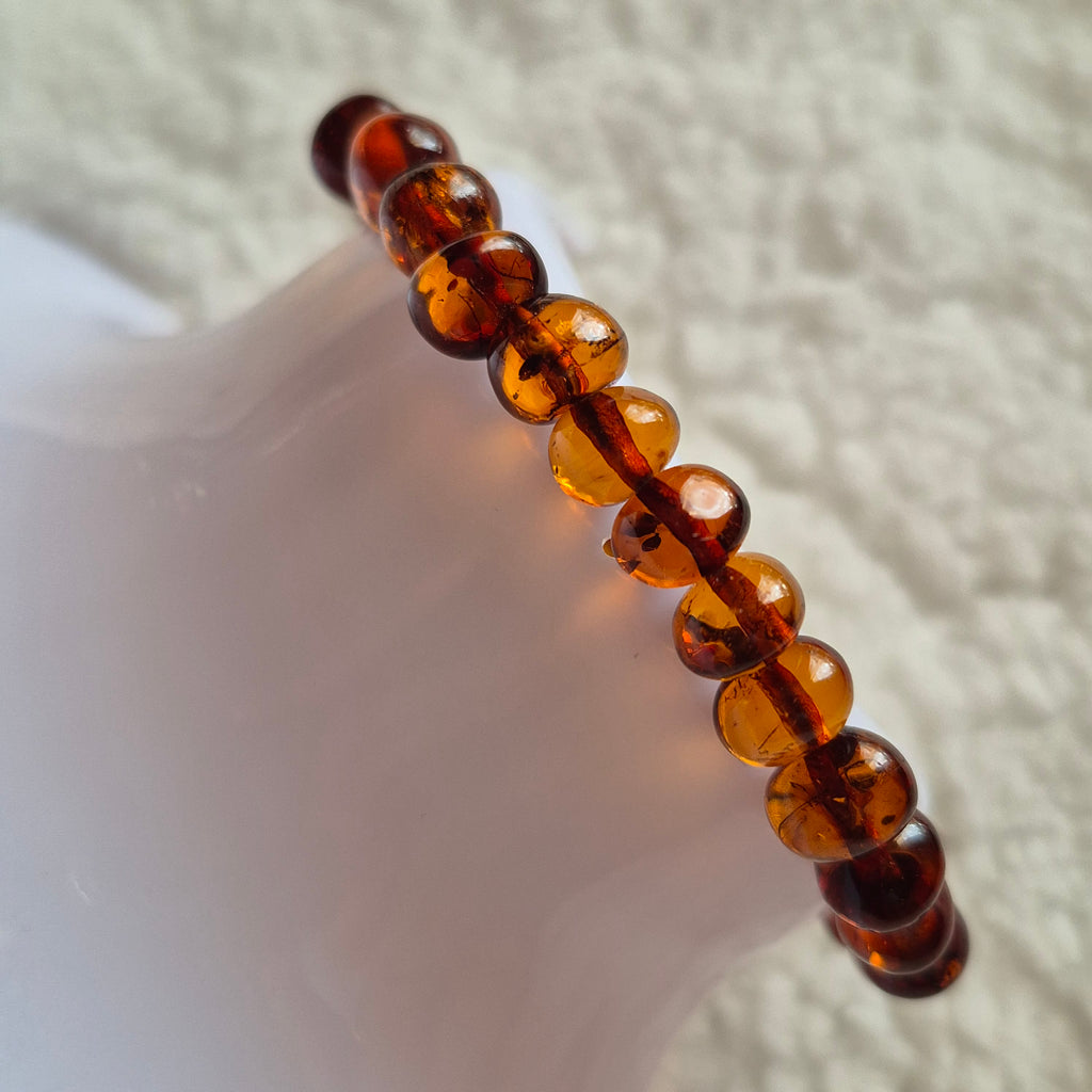 Handcrafted Baltic amber bracelet