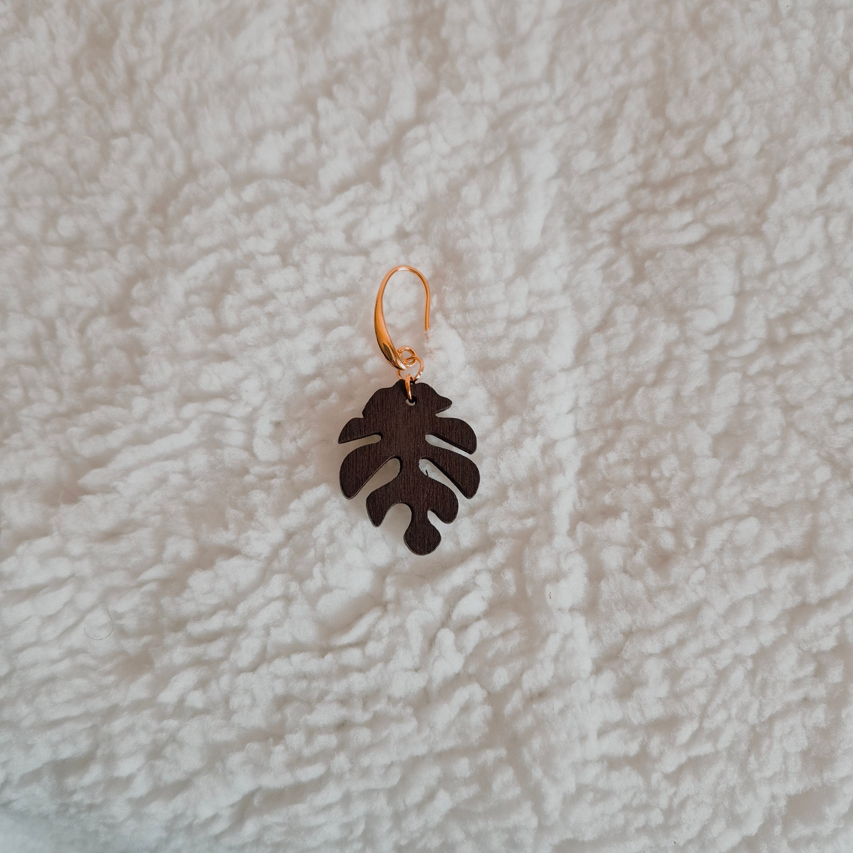 Natural Wood Earrings
